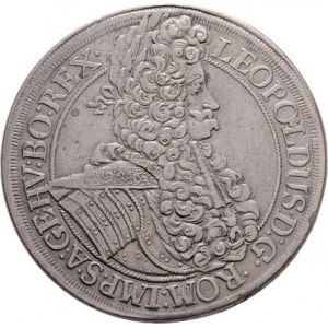 Leopold I., 1657 - 1705, Tolar 1695, Vídeň, Nech.1870, M-A.194, 28.008g,