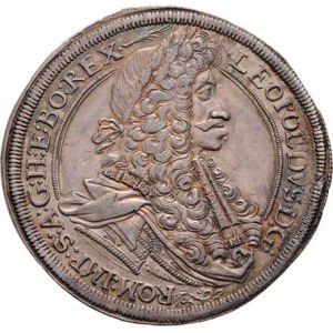 Leopold I., 1657 - 1705, Tolar 1698 bz, Štýrský Hradec-Aigmann, M-A.197,