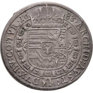 Leopold I., 1657 - 1705, Tolar 1683, Hall, Nech.2387, M-A.182, 29.146g,