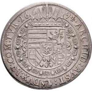 Leopold I., 1657 - 1705, Tolar 1694 IAK, Hall, Nech.2396, M-A.193, úzký