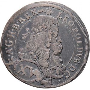 Leopold I., 1657 - 1705, XV Krejcar 1678 IAN, Št.Hradec-Nowak, Höll.78.1.1,