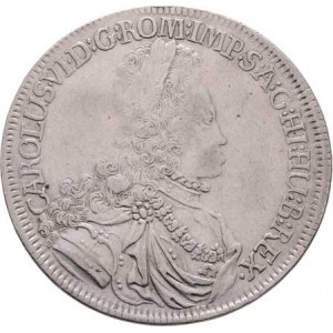 Karel VI., 1711 - 1740, Tolar 1714, Hall, M-A.214, 28.734g, zcela nepatrná