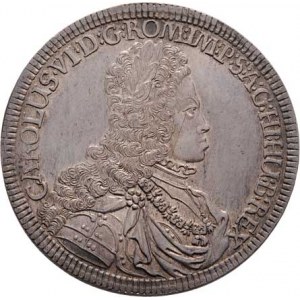 Karel VI., 1711 - 1740, Tolar 1716, Hall, M-A.216, 28.751g, krásná patina