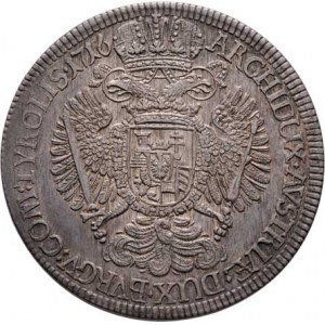 Karel VI., 1711 - 1740, Tolar 1716, Hall, M-A.216, 28.751g, krásná patina