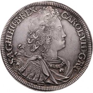 Karel VI., 1711 - 1740, 1/4 Tolar 1725, Hall, M-A.225, 7.204g, nep.exc.,
