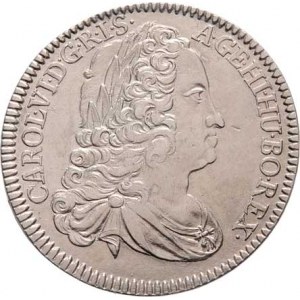 Karel VI., 1711 - 1740, 1/4 Tolar 1740, Hall, M-A.240, 7.023g, nep.hr.,