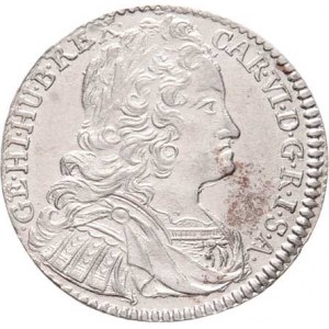 Karel VI., 1711 - 1740, 3 Krejcar 1737, Hall, M-A.237, 1.685g, nep.exc.,