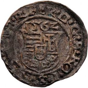 Ferdinand I., 1526 - 1564, Denár 1562 KB, Hal.111, Husz.936, 0.499g, nep.exc.,
