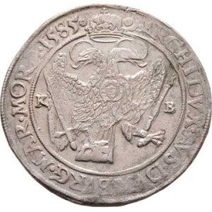 Rudolf II., 1576 - 1612, Tolar 1585 KB, Kremnica, Hal.318, Husz.1030, 27.994g,