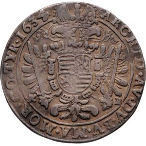 Ferdinand II., 1619 - 1637, 1/2 Tolar 1634 KB, Hal.152, Husz.1186, 13.783g,