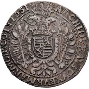 Ferdinand III., 1637 - 1657, Tolar 1651 KB, Hal.240, Husz.1242, 28.359g,