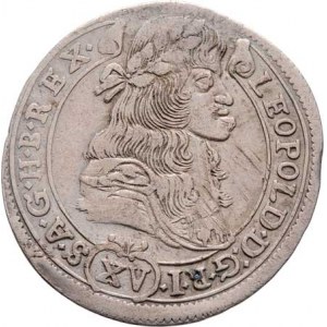 Leopold I., 1657 - 1705, XV Krejcar 1685 KB, Nech.1171, Husz.1427, 5.225g,