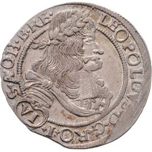 Leopold I., 1657 - 1705, VI Krejcar 1691 NB-PO, Nagybanya-Österreicher,