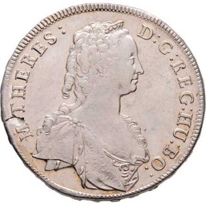 Marie Terezie, 1740 - 1780, Tolar 1744 KB, Kremnica, N.65, Husz.1669, 28.771g,