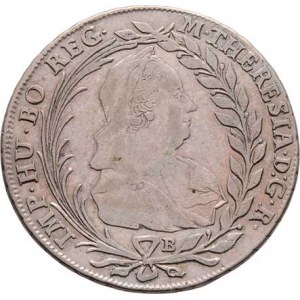 Marie Terezie, 1740 - 1780, 20 Krejcar 1770 B/EVM-D, Kremnica, N.94, Husz.1700,