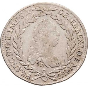 František I. Lotrinský, 1745 - 1765, 20 Krejcar 1765 BL/SK-PD - posmrtný (1777), Kremnica,