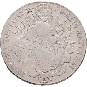 Josef II., (1765 -) 1780 - 1790, Tolar konvenční 1783 B, Kremnica, P.25, Husz.1869,