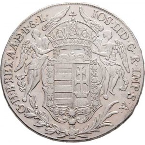 Josef II., (1765 -) 1780 - 1790, Tolar konvenční 1783 B, Kremnica, P.25, Husz.1869,