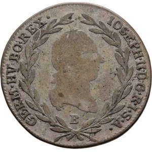 Josef II., (1765 -) 1780 - 1790, 10 Krejcar 1788 B, Kremnica, Husz.1887, P.32, 3.717g,