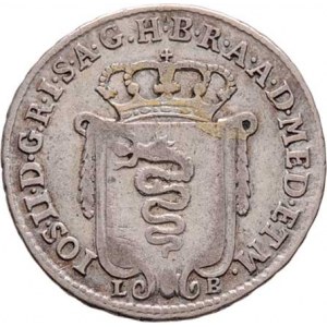Josef II., 1780 - 1790, 5 Soldi 1784 LB, Milán, P.41, Cr.41, 1.476g,