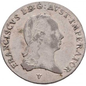 František II., 1792 - 1835, 3 Krejcar 1815 V, Benátky, P.23, 1.685g, nep.vady