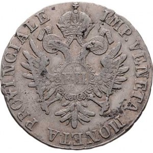 František II., 1792 - 1835, 1 Lira 1800, Benátky, P.30, M-A.303, KM.783, 4.615g,
