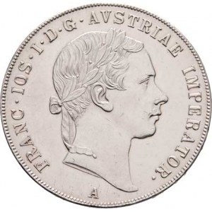 Konvenční měna, údobí let 1848 - 1857, Tolar 1856 A - hlava zprava, 25.963g, nep.hr.,