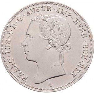 Konvenční měna, údobí let 1848 - 1857, 1/2 Tolar 1849 A - hlava zleva, 13.978g, dr.hr.,