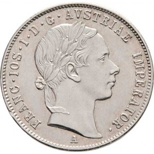 Konvenční měna, údobí let 1848 - 1857, 20 Krejcar 1852 A - hlava zprava, 4.323g, dr.hr.