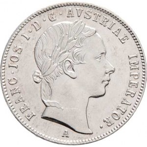 Konvenční měna, údobí let 1848 - 1857, 20 Krejcar 1853 A - hlava zprava, 4.308g, zcela