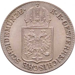 Konvenční měna, údobí let 1848 - 1857, 6 Krejcar 1849 A, 1.892g, pěkná patina