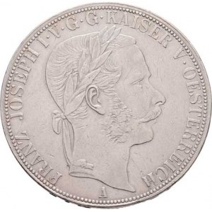 Rakouská a spolková měna, údobí let 1857 - 1892, 2 Tolar spolkový 1866 A (pouze 10.000 ks), 3