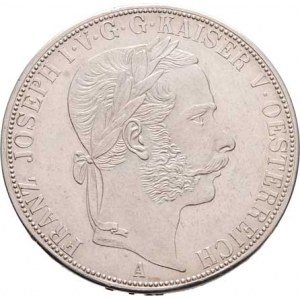 Rakouská a spolková měna, údobí let 1857 - 1892, 2 Tolar spolkový 1867 A (pouze 8.300 ks), 37