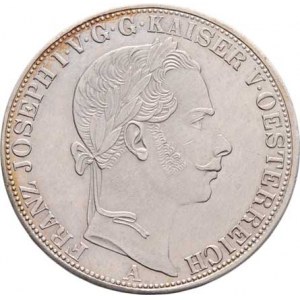 Rakouská a spolková měna, údobí let 1857 - 1892, Tolar spolkový 1862 A, 18.508g, nep.hr., dr.