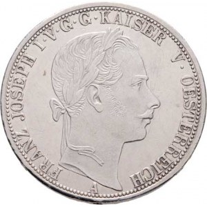 Rakouská a spolková měna, údobí let 1857 - 1892, Tolar spolkový 1865 A, 18.437g, dr.hr., vlas