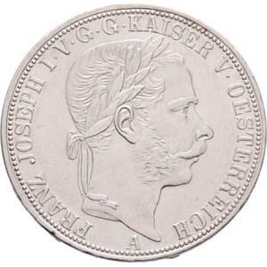 Rakouská a spolková měna, údobí let 1857 - 1892, Tolar spolkový 1867 A, 18.559g, nep.hr., vla