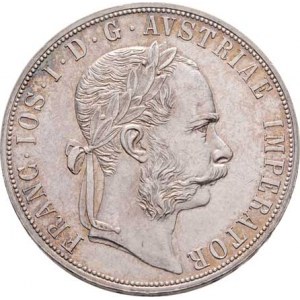 Rakouská a spolková měna, údobí let 1857 - 1892, 2 Zlatník 1885, 24.655g, nep.hr., nep.rysky,