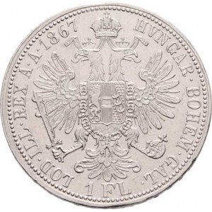 Rakouská a spolková měna, údobí let 1857 - 1892, Zlatník 1867 A, 12.335g, nep.hr., nep.rysky