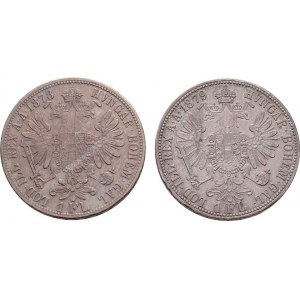 Rakouská a spolková měna, údobí let 1857 - 1892, Zlatník 1878, 1879, 12.283g, 12.329g, nep.hr