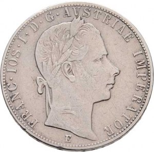 Rakouská a spolková měna, údobí let 1857 - 1892, Zlatník 1857 E, 12.218g, dr.hr., dr.rysky, p