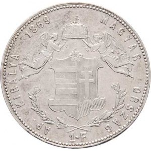 Rakouská a spolková měna, údobí let 1857 - 1892, Zlatník 1869 GYF, 12.334g, dr.hr., nep.rysky