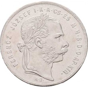 Rakouská a spolková měna, údobí let 1857 - 1892, Zlatník 1872 KB, 12.328g, dr.hr., dr.rysky