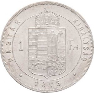 Rakouská a spolková měna, údobí let 1857 - 1892, Zlatník 1875 KB, 12.338g, dr.hr., nep.rysky