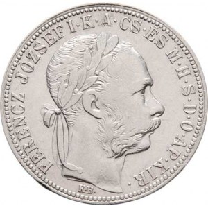 Rakouská a spolková měna, údobí let 1857 - 1892, Zlatník 1890 KB - bez znaku Rijeky, 12.239g,
