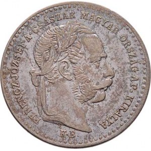 Rakouská a spolková měna, údobí let 1857 - 1892, 10 Krejcar 1869 KB - dlouhý opis, 1.541g, ne