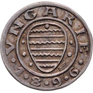 Korunová měna, údobí let 1892 - 1918, Uherský denár 1896 - mileniová ražba ve stylu Ludvíka