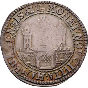 Hamburg, Ferdinand II., 1619 - 1637, Tolar (1)621, KM.34, Dav.5364, 29.077g, vada střížku,