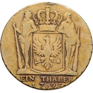 Prusko - král., Friedrich Wilhelm II., 1786 - 1797, Tolar 1795 A(?), Berlin, KM.360.1, Dav.25