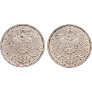 Německo - drobné ražby císařství, Marka 1896 A, 1901 A, KM.14 (Ag900), 5.538g, 5.539g,
