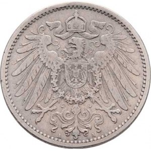 Německo - drobné ražby císařství, Marka 1899 A, KM.14 (Ag900), 5.451g, dr.hr.,